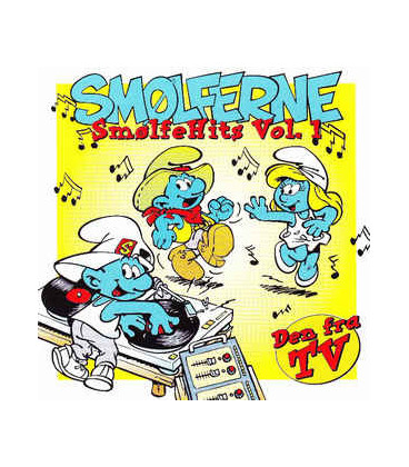 Smølferne ‎– Smølfehits Vol. 1 - CD - BRUGT