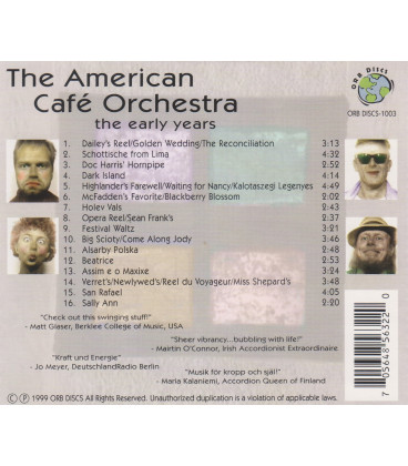 The American Cafe´ Orchestra - CD - BRUGT