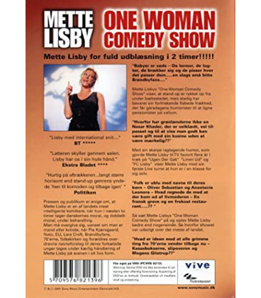 Mette Lisby - One Woman Comedy Show - DVD - BRUGT