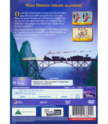 Dumbo (Walt Disney) - DVD - BRUGT