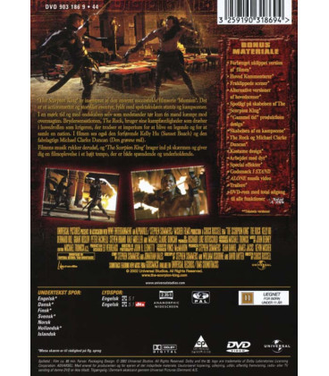 The Scorpion King (The Rock) - DVD - BRUGT