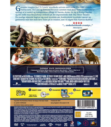 Narnia: Morgenvandrerens Rejse - DVD - BRUGT