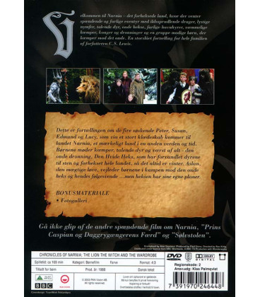Narnia 1: Løven, Heksen og Klædeskabet - DVD - BRUGT