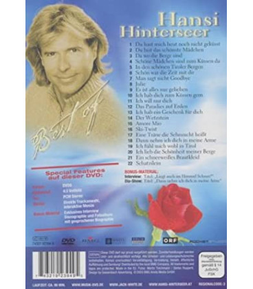 HANSI HINTERSEER - Seine Schoensten Lieder - DVD - BRUGT