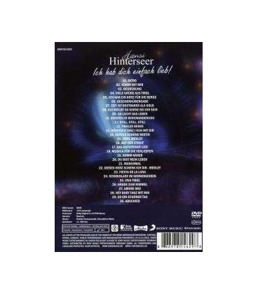 Hansi Hinterseer: Ich hab dich einfach lieb (Live) - DVD - BRUGT