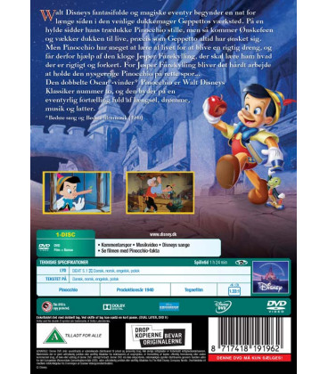 Pinocchio (Walt Disney) - DVD - BRUGT
