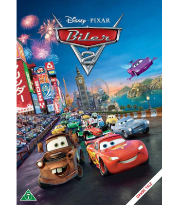 Biler 2 (Pixar) - DVD - BRUGT