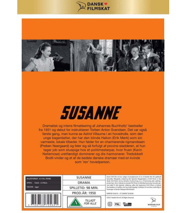 Susanne (Dansk Filmskat) - DVD - NY - NYHED MARTS 2021