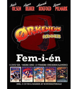Ørkenens sønner: Fem-i-én (5DVD+5CD) (Box Set) - BRUGT