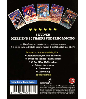 Ørkenens sønner: Fem-i-én (5DVD+5CD) (Box Set) - BRUGT