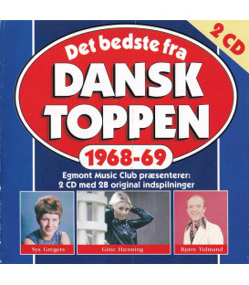 Det Bedste Fra DanskToppen 1968-69 - 2 CD - BRUGT