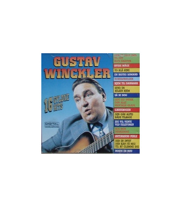 Gustav Winckler - 16 gyldne hits - CD - BRUGT