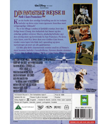 Den fantastiske rejse II: Væk i San Francisco - Disney - DVD - BRUGT