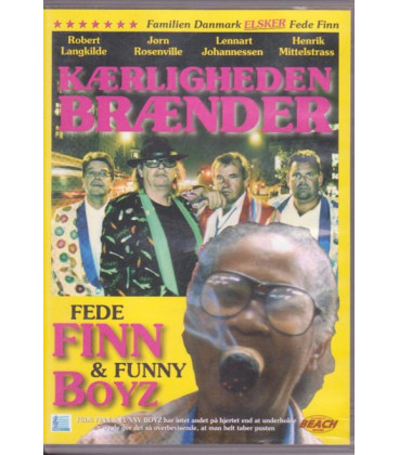Fede Finn & Funny Boyz - Kærligheden brænder - DVD - BRUGT