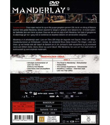 Manderlay - 2 DVD - BRUGT