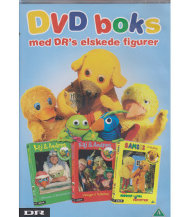 DVD Boks: DRs Elskede Figurer 2: Kaj & Andrea / Bamses Billedbog - 3 DVD - BRUGT