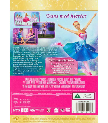 Barbie: og de lyserøde balletsko - DVD - BRUGT