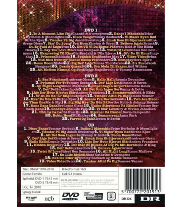 Dansk Melodi Grand Prix 1978-2010- 2DVD+1CD - BRUGT