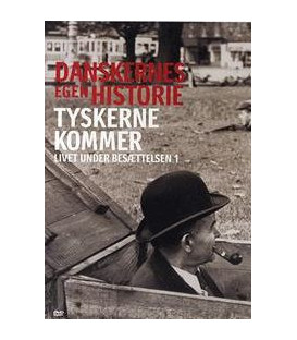 DANSKERNES EGEN HISTORIE - Tyskerne Kommer - DVD - BRUGT