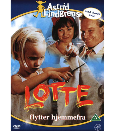 Lotte flytter hjemmefra - Astrid Lindgren - DVD - BRUGT