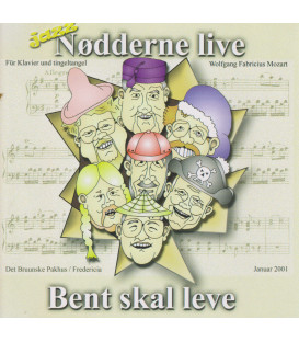 Jazznødderne - Bent skal leve : Nødderne live - CD - BRUGT