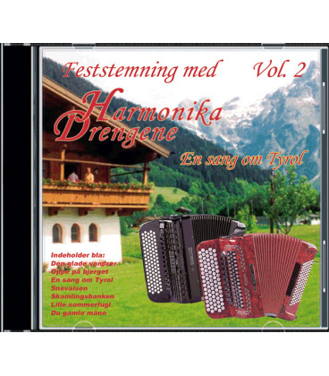 Harmonika Drengene vol. 2 - En sang om Tyrol - CD - BRUGT