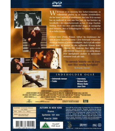 Autumn in New York - DVD - BRUGT