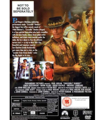 Crocodile Dundee - DVD - BRUIGT