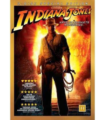 Indiana Jones 4: Og Krystalkraniets Kongerige - 2 DVD - BRUGT