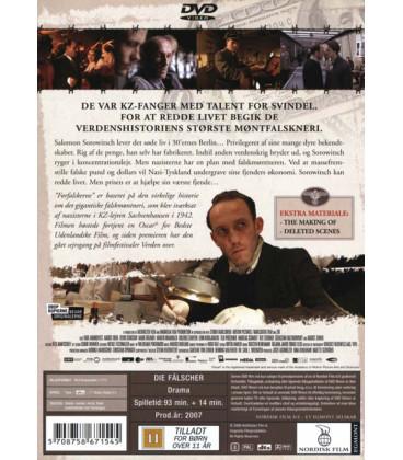 Forfalskerne - Die Fälscher - DVD - BRUGT