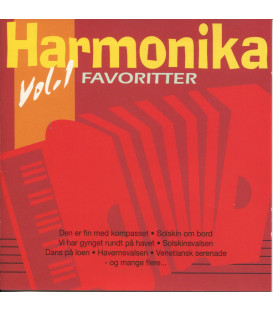 Harmonika Favoritter Vol. 1 - CD - BRUGT