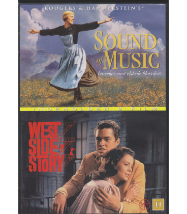 Sound Of Music + West Side Story - 2 DVD - BRUGT