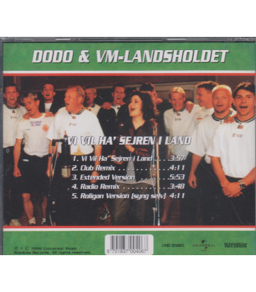 Dodo & VM-Landsholdet - DBU - CD - BRUGT