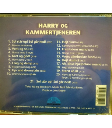 Harry Og Kammertjeneren - Størst Af Alt / Sol Står Op, Sol Går Ned - CD - BRUGT