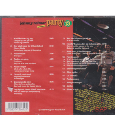 Johnny Reimar ‎– Party 13 - CD - BRUGT