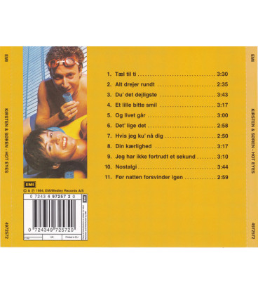 Kirsten & Søren – Hot Eyes - CD - BRUGT