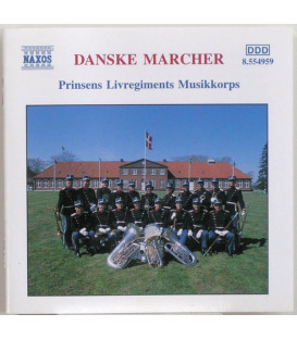 Prinsens Livregiments Musikkorps – Danske Marcher - CD - BRUGT