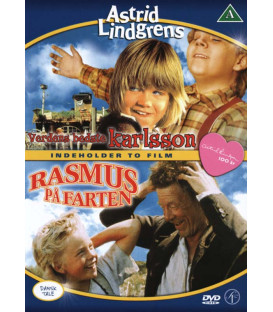 Astrid Lindgren - Verdens bedste Karlsson / Rasmus på farten - 2 DVD - BRUGT