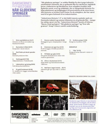 Danskernes egen historie: Industriens historie 2 - når gløderne springer - DVD - NY