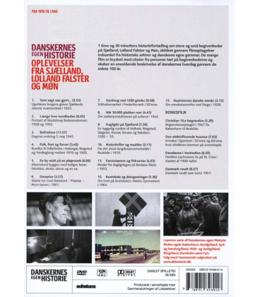 Danskernes egen historie: Oplevelser fra Sjælland, Lolland Falster og Møn - DVD - BRUGT
