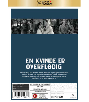 En kvinde er overflødig (Dansk Filmskat) - DVD - NY - NYHED MAJ 2021 - Kan først leveres 6/5