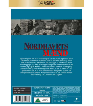 Nordhavets mænd (Dansk Filmskat) - DVD - NY - NYHED MAJ 2021 - Kan først leveres 6/5