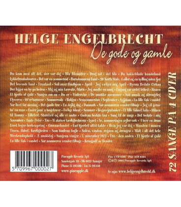 Helge Engelbrecht - De gode og gamle - 4 CD - BRUGT