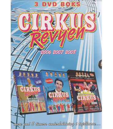 Cirkusrevyen 2006 / 2007 / 2008 (3-disc) - DVD - BRUGT