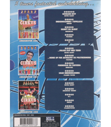 Cirkusrevyen 2006 / 2007 / 2008 (3-disc) - DVD - BRUGT