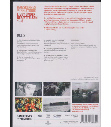 Danskernes Egen Historie: Livet Under Besættelsen (Del 5 af 8) - DVD - BRUGT