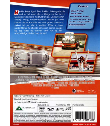 Herbie for fuld udblæsning - DVD - BRUGT