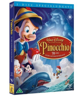 Pinocchio - Disney Klassiker - Guldnummer 2 - 2 DVD - BRUGT