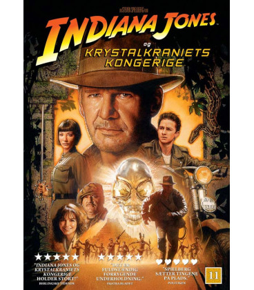 Indiana Jones og Krystalkraniets Kongerige - DVD - BRUGT