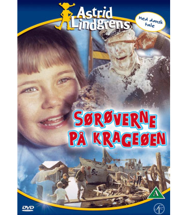 Astrid Lindgren - Sørøverne på Krageøen - DVD - BRUGT